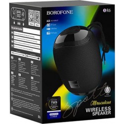 Borofone BR6 Miraculous Ηχείο Bluetooth 5W με Ραδιόφωνο και Διάρκεια Μπαταρίας έως 2 ώρες Μαύρο