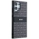 Θήκη DKNY Δερμάτινη με Σχέδιο Ρίγα Mono & Μεταλλικό Λογότυπο (DKHCS24LPRTHSLK) για Samsung Galaxy S24 Ultra – Μαύρη