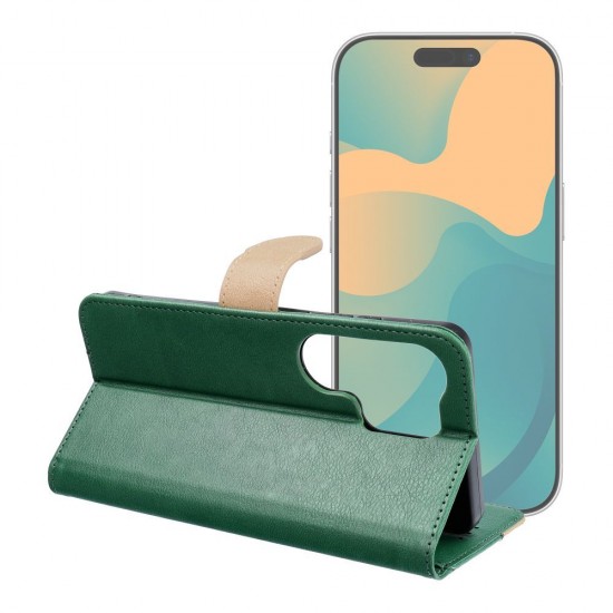 Θήκη Βιβλίο Split Flip για Samsung Galaxy A37 / A36 / A56 - Πράσινο Χρυσό