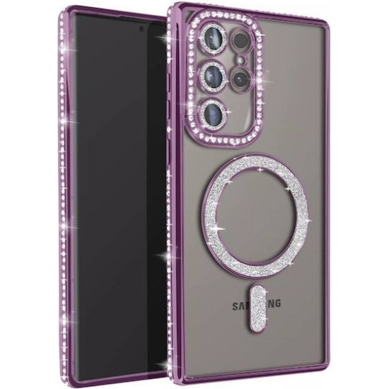 Θήκη Glitter Mag για Samsung Galaxy A55 / A35 – Μωβ Θήκη Glitter Mag για Samsung Galaxy A55 / A35 – Μωβ