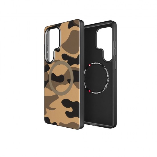Forcell F-Protect Levels Dual Layer 4D Θήκη MagSafe για Samsung Galaxy S25 Ultra Military Αντοχής