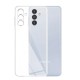 Θήκη Σιλικόνης Πλάτης για Samsung Galaxy A57 5G + Full Face Tempered Glass