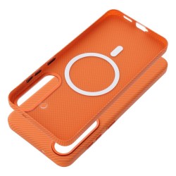 Θήκη Kevlar Συμβατή με MagSafe για Samsung Galaxy A57 Cosmic Orange