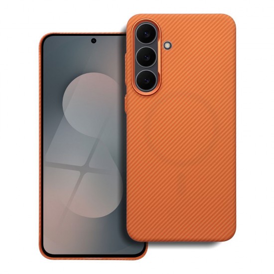 Θήκη Kevlar Συμβατή με MagSafe για Samsung Galaxy A57 Cosmic Orange