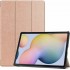 Tri-Fold Book Case with Stand capability - Rose Gold (Samsung Galaxy Tab S7 Plus 12.4)