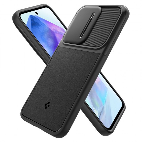 Θήκη Spigen Optik Armor Μαύρη για Samsung Galaxy A55 5G