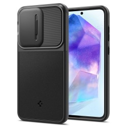Θήκη Spigen Optik Armor Μαύρη για Samsung Galaxy A55 5G