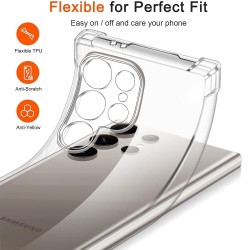 Techsuit Θήκη Σιλικόνης Διάφανη Ανθεκτική MagSafe για Samsung Galaxy S26 Ultra