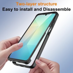 Samsung Galaxy A07 4G Θήκη Techsuit ColorVerse 360 Series + Προστασία Οθόνης – Μαύρο