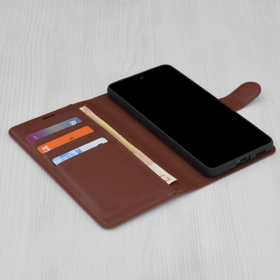 Samsung Galaxy A07 4G Θήκη Techsuit Diary Book Leather Folio – Καφέ Samsung Galaxy A07 4G Θήκη Techsuit Diary Book Leather Folio – Καφέ