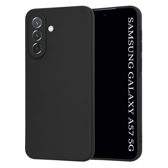 Θήκη Σιλικόνης Πλάτης Techsuit SoftFlex για Samsung Galaxy A57 5G - Μαύρο