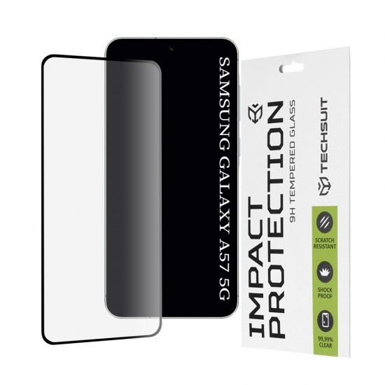 Προστατευτικό Τζάμι Techsuit 111D Full Cover Full Glue για Samsung Galaxy A57 5G – Μαύρο