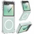 Samsung Galaxy Z Flip6 / Flip7 FE Θήκη Shockproof Clear Silicone MagSafe Techsuit – Διάφανη