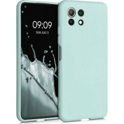 Rubberized Back Cover Silicone Frosty Mint (Mi 11 Lite)