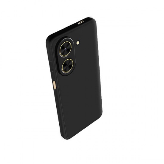 Θήκη Σιλικόνης Xiaomi Redmi A5 4G – Μαύρο + Tempered Glass πλήρους κάλυψης – Περιλαμβάνεται ως δώρο