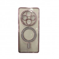 Glitter Θήκη Πλάτης Xiaomi Redmi 14C / Poco C75 – Ροζ