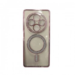 Glitter Θήκη Πλάτης Xiaomi Redmi 14C / Poco C75 – Ροζ
