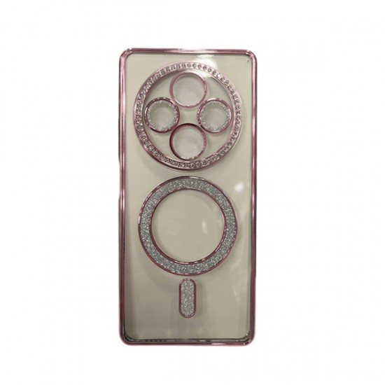 Glitter Θήκη Πλάτης Xiaomi Redmi 14C / Poco C75 – Ροζ Glitter Θήκη Πλάτης Xiaomi Redmi 14C / Poco C75 – Ροζ