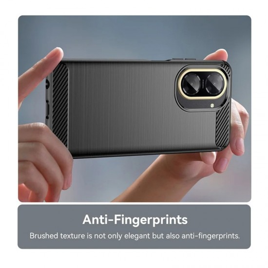 Xiaomi Redmi A5 4G (Standard) Techsuit Carbon Silicone - Μαύρο Xiaomi Redmi A5 4G (Standard) Techsuit Carbon Silicone - Μαύρο