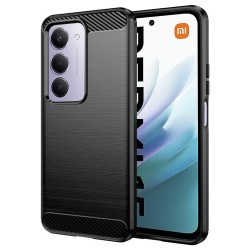 Xiaomi Redmi 15 4G / Redmi 15 5G Techsuit – Carbon Silicone – Μαύρο