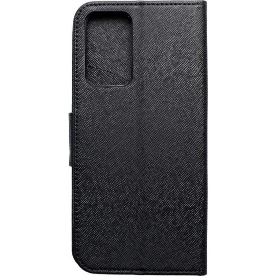 Fancy Wallet Leather Black (Redmi Note 10 Pro)