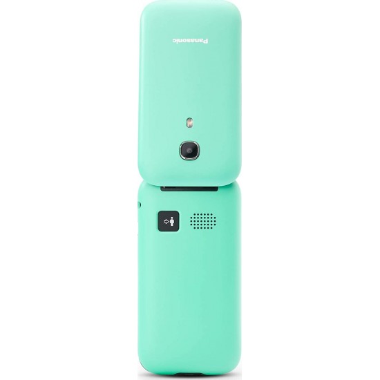 Panasonic KX-TU400 Single SIM Mobile Phone with Buttons for the Elderly Turquoise