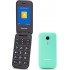 Panasonic KX-TU400 Single SIM Mobile Phone with Buttons for the Elderly Turquoise