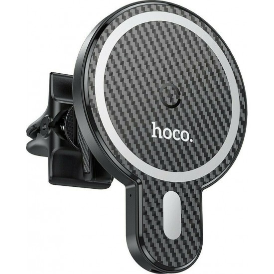 Hoco Mobile Car Holder CA85 Black with Magnet and Wireless Charging