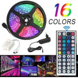 RGB LED Film 5m with Power Supply and Remote Control SMD5050 12V