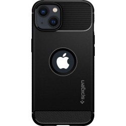 Spigen Rugged Armor Back Cover Silicone Black (iPhone 13 mini)