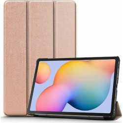 Tri-Fold Flip Cover Pink Gold (Galaxy Tab S6 Lite 10.4)