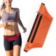 Running belt waist pouch for phone case with earphone outlet black