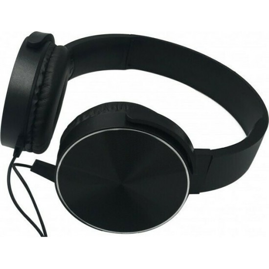 Rebeltec Montana Wired On Ear Headphones Black