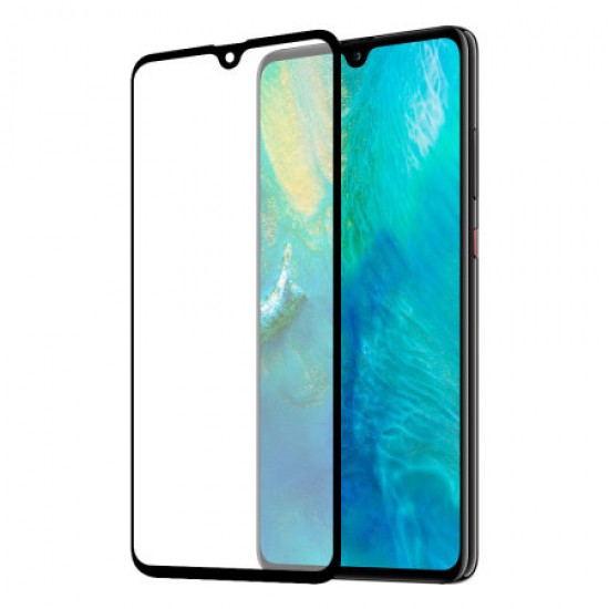 TEMPERED GLASS για HUAWEI MATE 20 FULL GLUE 5D Προστασία Οθόνης - Μαύρος