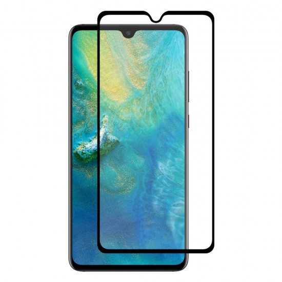 TEMPERED GLASS για HUAWEI MATE 20 FULL GLUE 5D Προστασία Οθόνης - Μαύρος