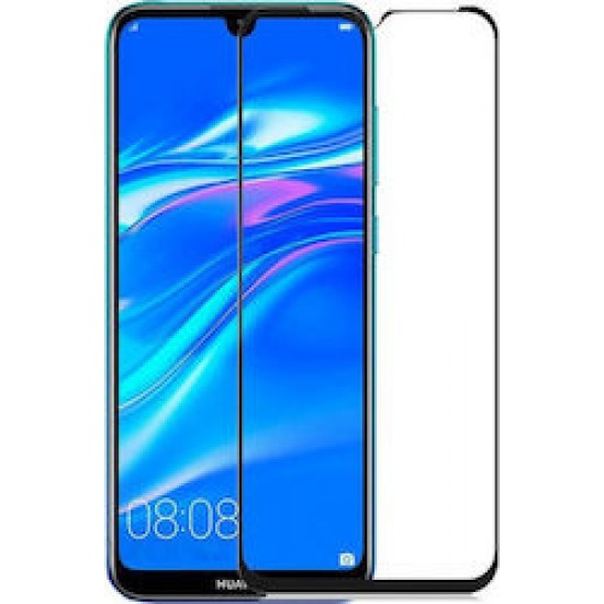 TEMPERED GLASS Για HUAWEI Y5 2019 FULL GLUE 5D Προστασία Οθόνης - Μαύρος