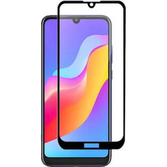 TEMPERED GLASS Για HUAWEI Y5 2019 FULL GLUE 5D Προστασία Οθόνης - Μαύρος