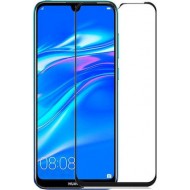 TEMPERED GLASS Για HUAWEI Y7 2019 FULL GLUE 5D Προστασία Οθόνης - Μαύρος