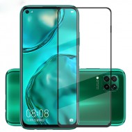 TEMPERED GLASS Για HUAWEI P40 LITE FULL GLUE 5D Προστασία Οθόνης - Μαύρος