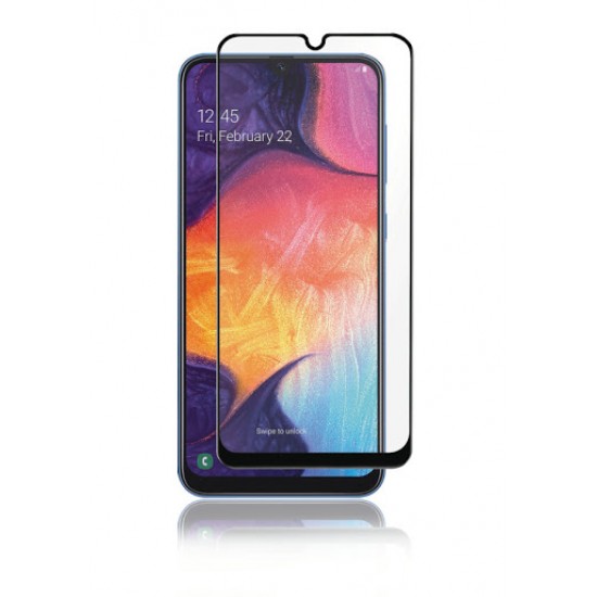 TEMPERED GLASS Για SAMSUNG GALAXY A20E FULL GLUE 5D Προστασία Οθόνης - Μαύρος