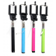 Selfie Stick with Button Wired Cotton Material Handle Monopod Universal for Mobile Phone