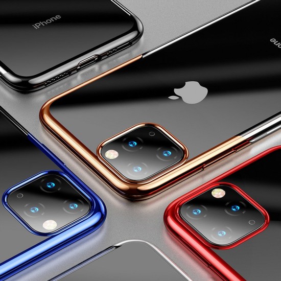 Θήκη για iPHONE 11 PRO MAX Baseus Shining Σιλικόνης Πλήρες καλυμμένο κάλυμμα προστασίας - Black