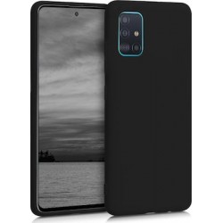 Back Cover Silicone Black Matte (Galaxy A51)