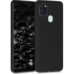 Back Cover Silicone Black Matte (Galaxy A21s)