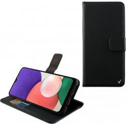 Magnet Book Black Leather (Galaxy A22 5G)