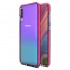 Θήκη για Samsung Galaxy A70 Back Spring Σιλικόνης Θήκη gel Σιλικόνης with a colorful frame - Pink