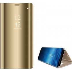 Hurtel Mirror Book Transparent Gold (Galaxy S9 +)