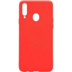 Back Cover Silicone Red (Galaxy A20s)