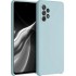 Flexible Rubber Back Cover Silicone Pastel Blue (Galaxy A72)