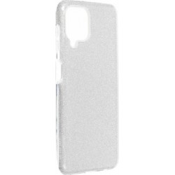 Shining Back Cover Silicone Silver (Galaxy A22 4G)